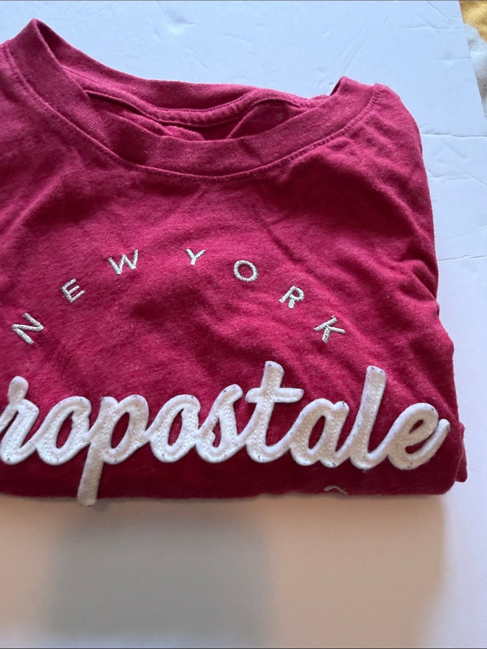 Aeropostale Women's 9 Short Sleeve Tee Bundle Black,Burgundy, Pink, Green,Gray - Picture 9 of 13